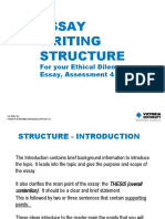 1 - Ethical - Cultural Dilemma Essay Writing Structure