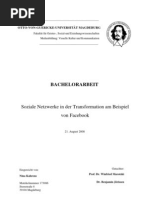 Download Soziale Netzwerke in der Transformation am Beispiel von Facebook by Winfried Marotzki SN6470639 doc pdf