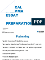 3 - Ethical Essay Preparation
