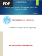 Microprocessor - Microprocessor Fundamentals