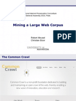 Mining a Large Web Corpus - International Internet Preservation