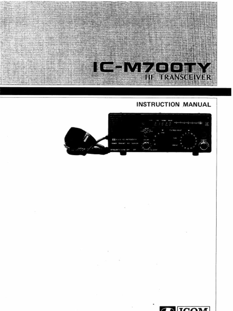 Ic M700ty | PDF