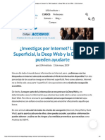¿Investigas en Internet - La Web Superficial, La Deep Web y La Dark Web - LISA Institute