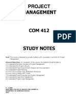 Project Management Lecture Note