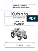 Kubota B6100HST-B7100HST Tractor Operators Manual