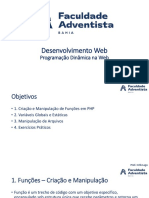 Aula 08 - Programação Dinâmica Na Web