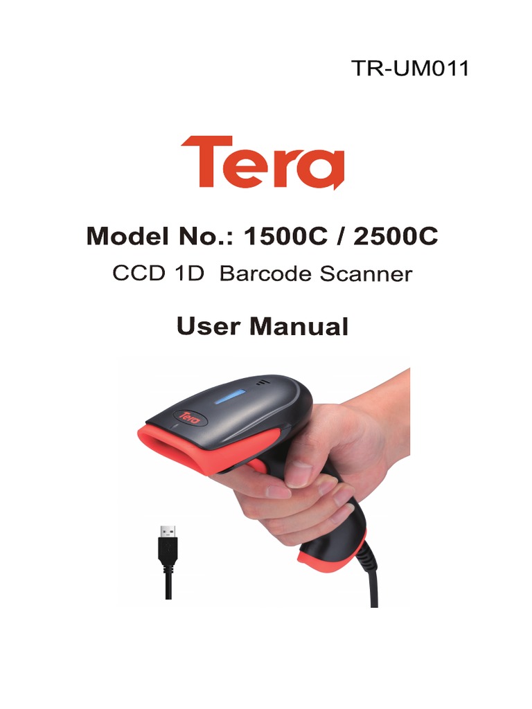 Tera 1500C Barcode Scanner Manual PDF