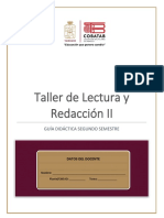 Segundo Semestre - Guía Didáctica Docente - Taller de Lectura y Redacción II