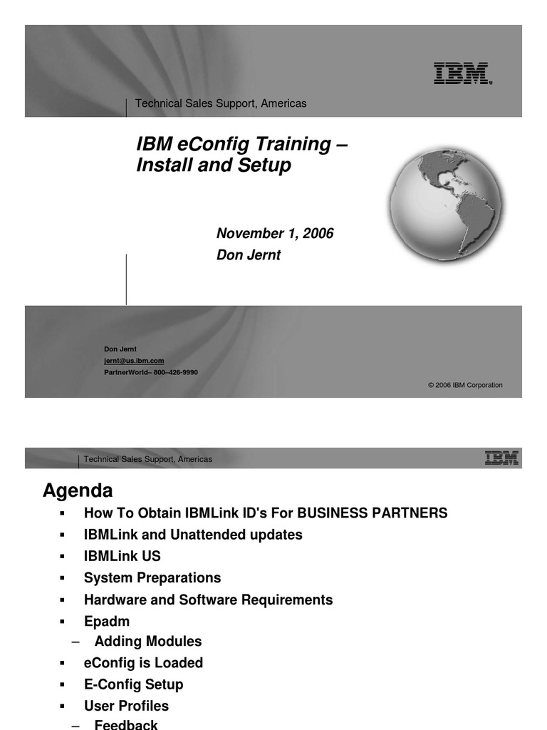 IBM Econfig Installation and Setup Download Free PDF Windows Xp