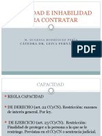 Capacidad e Inhabilidad para Contratar