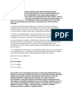 Atividade Caderno de Erros Ed. Especial