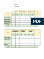 Tablas de Contenido y Estudiantes Con Dificultad 2023