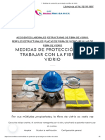Medidas de Protección para Trabajar Con Fibra de Vidrio