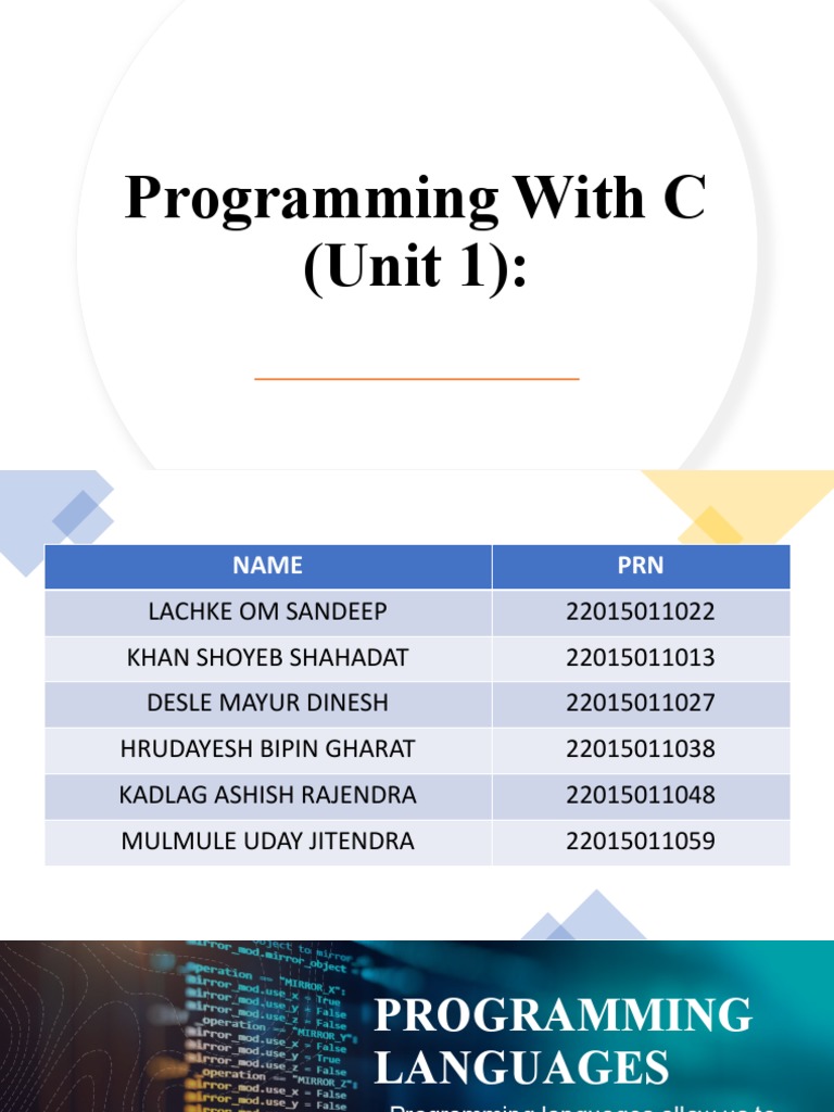 Hrudayesh Programming With C | PDF | Programming | Computer Program