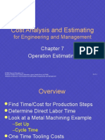 W11 Operation Estimating