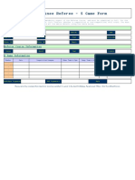 Trainee - 5 Game Form