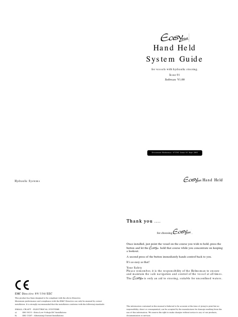 Hydraulic Steering System Guide | PDF | Rudder | Pump