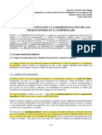 Tema 6. LA PARTICIPACION Y REPRESENTACION DE LOS TRABAJADORES EN LA EMPRESA II