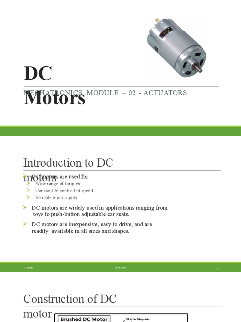 DC Motor | PDF | Electric Motor | Mechanical Engineering