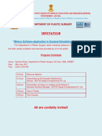 Programme Schedule - Mimics Software-Application in Surgical Simulation & 3D Modeling - 0