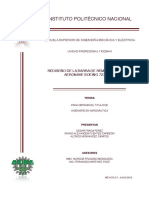 Instituto Politécnico Nacional: Rediseño de La Barra de Remolque para La Aeronave Boeing 727 Y 767