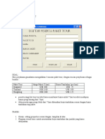 Latihan Visual Basic Program Paket Tour