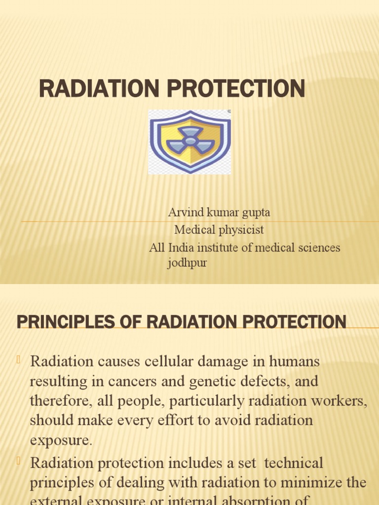Radiation Protection PDF Radiation Protection Gamma Ray