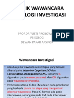 Wawancara Psikologi Investigasi