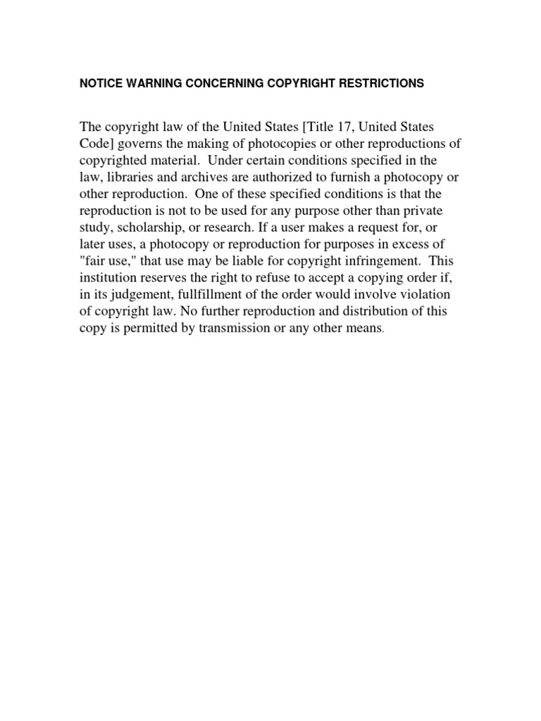 Copyright Law and Reproduction Notice | PDF | Law