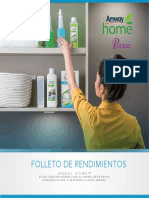 Folleto REndimientos AmwayHome 2020