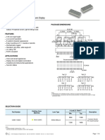 4 Digit DISPLAY 0DLZZW5A01M Mouser Manual LTD-6910HR-1141763