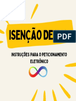 Isenção de IPVA - Peticionamento Eletrônico