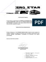 Certificado de Trabajo