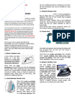 HANDOUTS 4.2 5 Different Types of Irons