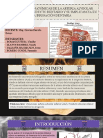 Variaciones Anatómicas de La Arteria Alveolar Inferior y El Conducto Dentario y Su Implicancia en La Irrigación Dentaria