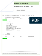 C24 Grand Btest Math (Paper 2) - Adv