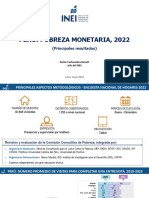 Perú Pobreza Monetaria2022