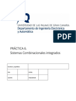 Práctica 6. Sistemas Combinacionales Integrados: Nombre y Apellidos DIA Hora Grupo Par/Impar