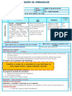 JUEVES 04 de MAYO PERSONAL SOCIAL Diseñamos El Croquis de Las Zonas Seguras y de Riesgo