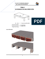 3. Losa Alivianada en Una Dirección