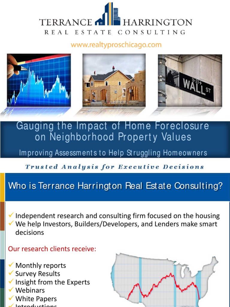 Gauging The Impact of Home Foreclosure On Neighborhood Property Values