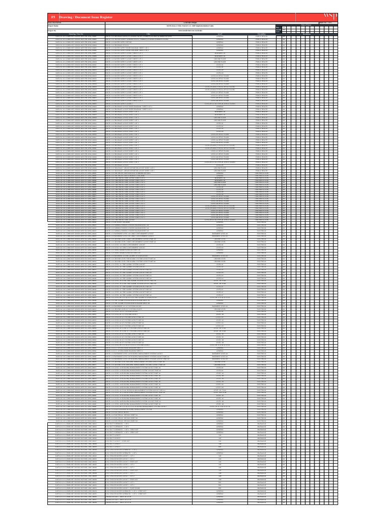 KAFD Parcel 1.11 MEP Issue Register | PDF | Architectural Design ...