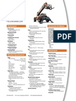 Telehandler Model G10-55A Specs