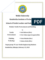 Textile Pretreatment and Finishing 2023