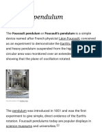 Foucault Pendulum - Wikipedia