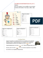 Recortables Numeros Romanos 4º