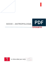 Glosario Socio - Antropologia Juridica