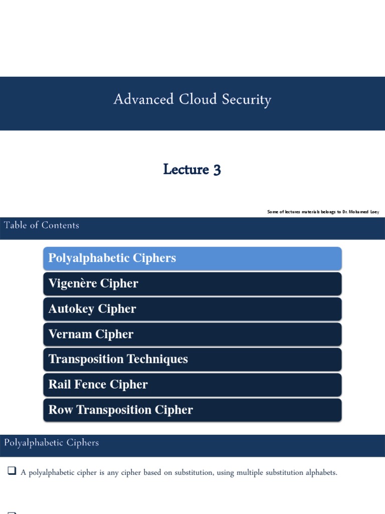 Advanced Cipher Techniques | PDF | Cipher | Military Communications