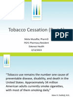 Tobacco Cessation Lecture