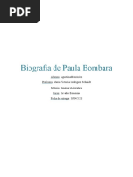 Biografía de Paula Bombara